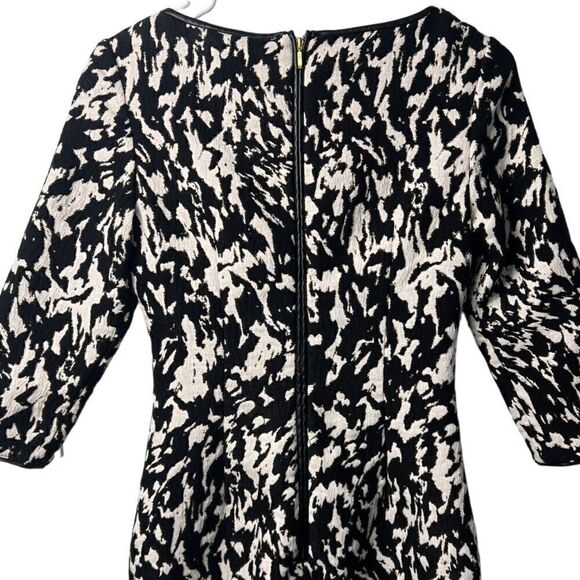 Reiss Jacques Textured Jacquard Printed Bodycon Fitted Dress Size 2 - Picture 7 of 16